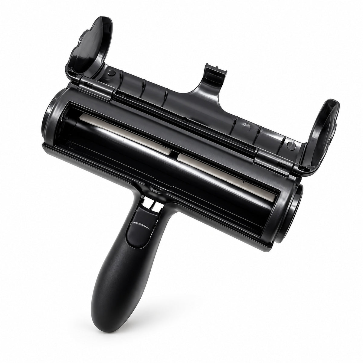 JollyGoods Pet Hair Remover with self-cleaning collection compartment open